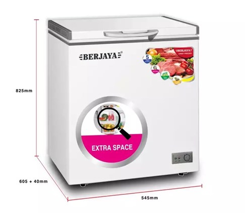 Tủ đông Berjaya BJY-CFSD100A-R6 (100L)